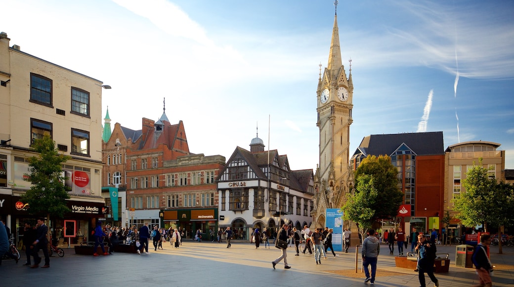 Leicester bevat een stad, een monument en een plein