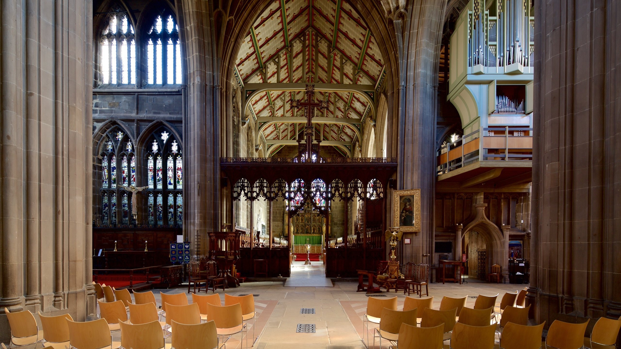 St Mary\'s Church featuring interior views, a church or cathedral and religious elements