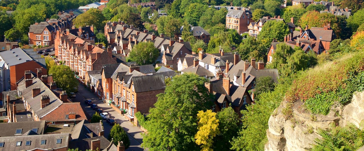 Nottingham featuring a small town or village