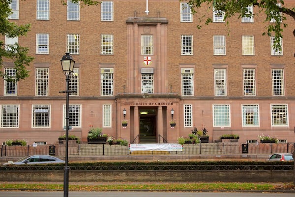 University of Chester showing heritage elements and an administrative building