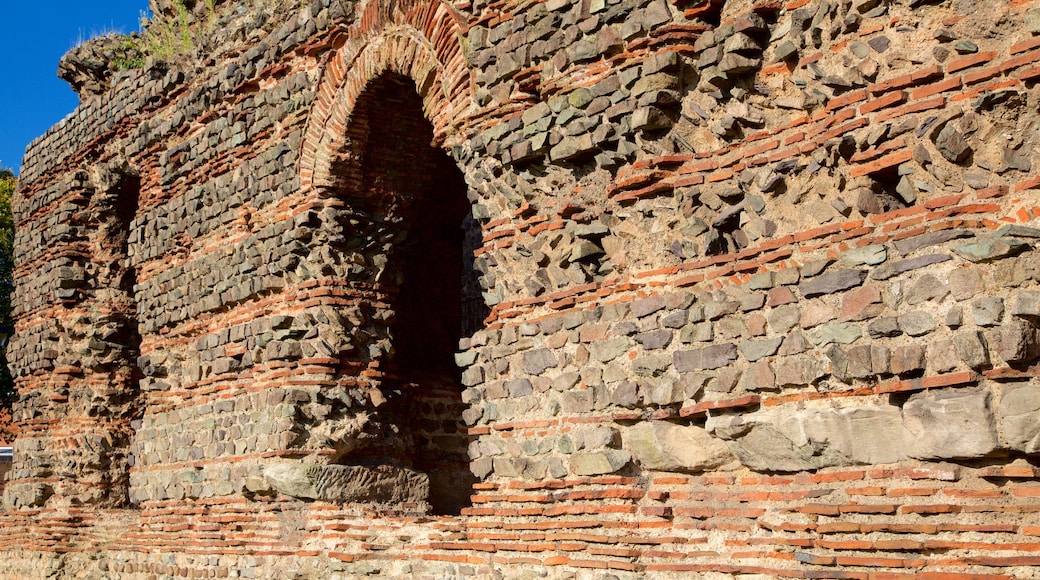 Jewry Wall which includes a ruin and heritage elements