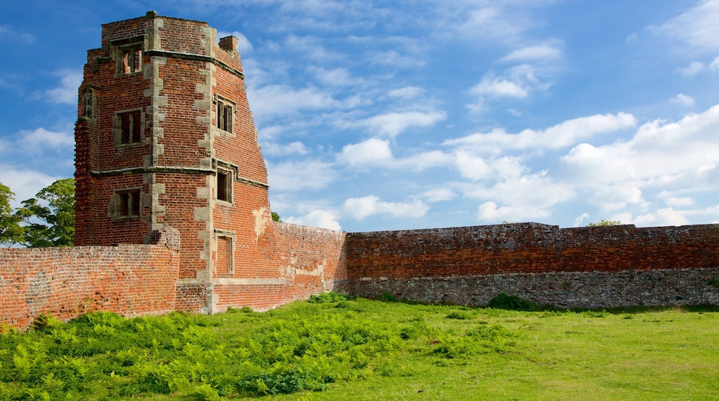 Leicester das einen Burg, Ruine und Geschichtliches