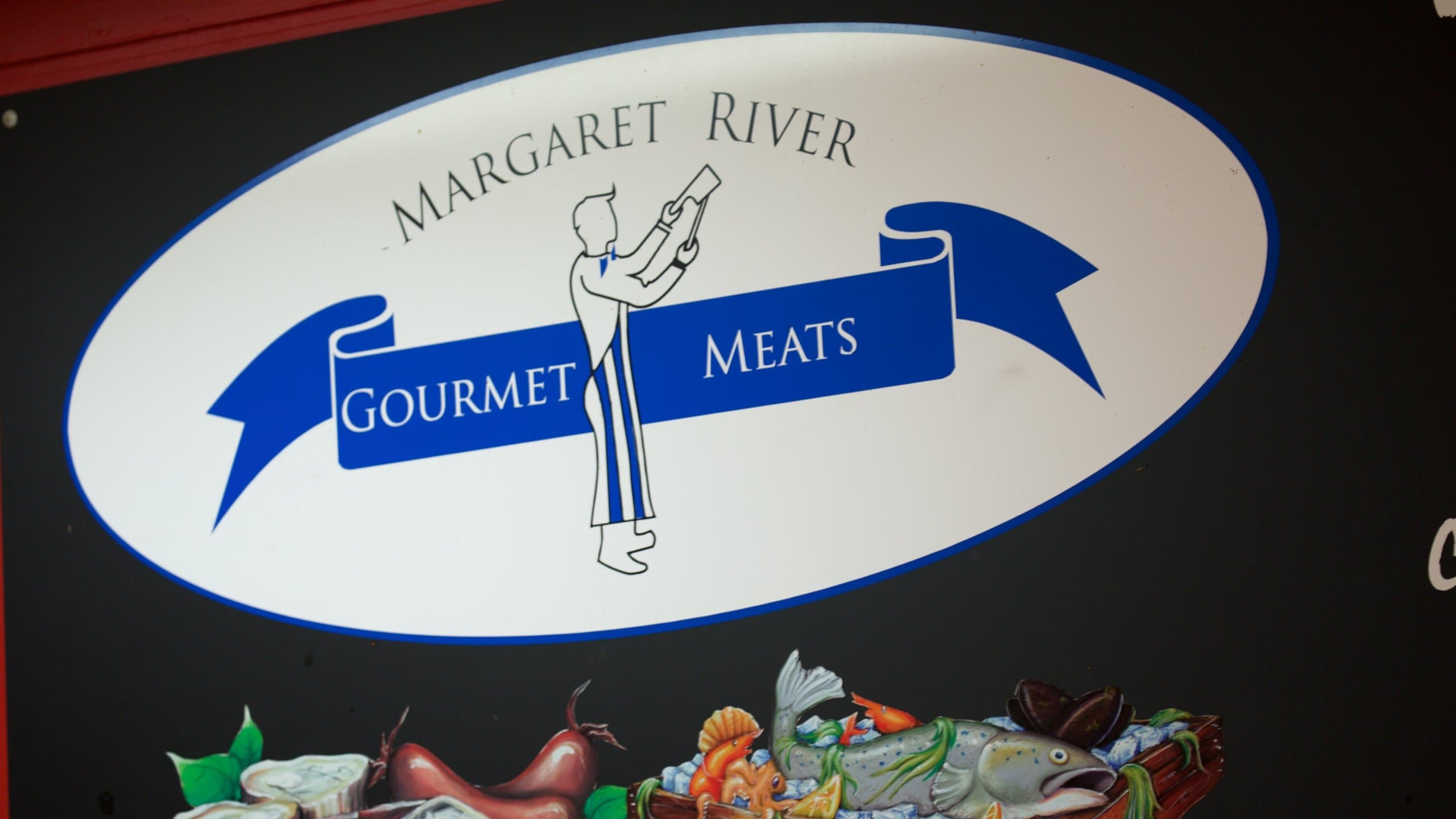 Margaret River featuring signage