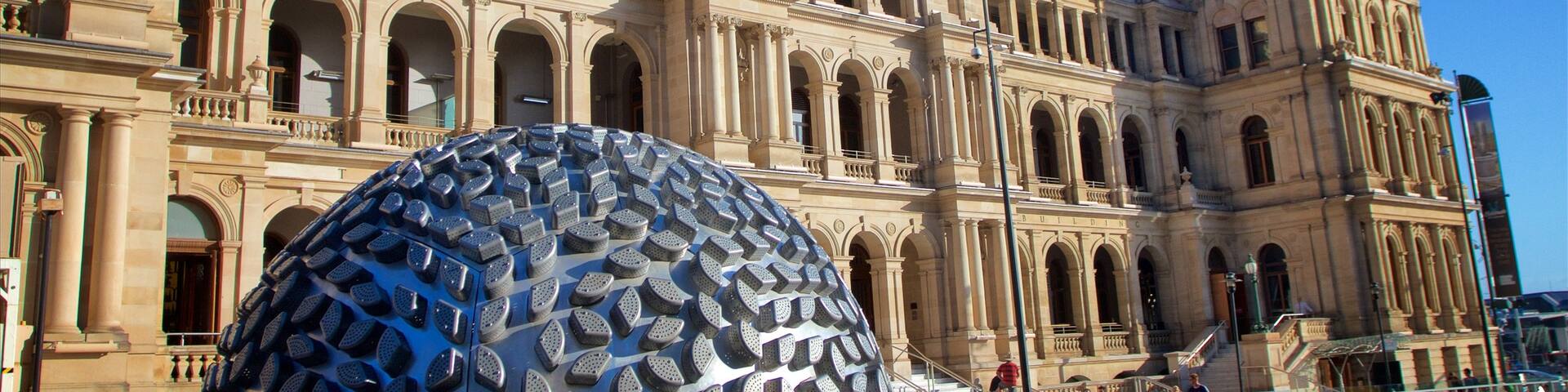 Treasury Casino showing a city