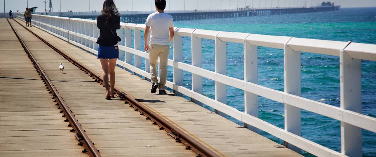 Busselton Jetty which includes general coastal views as well as a couple
