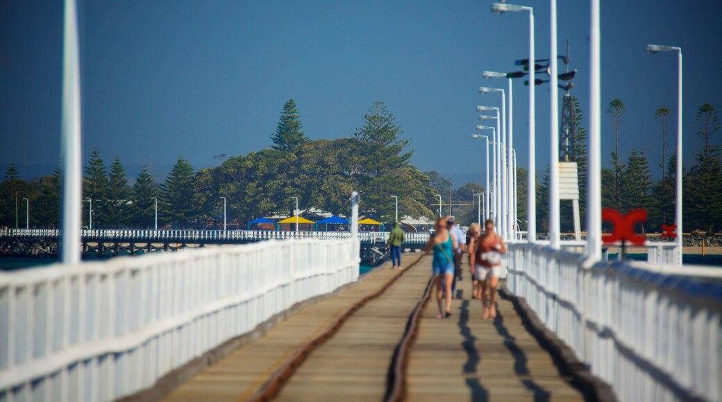 Busselton Jetty as well as a small group of people