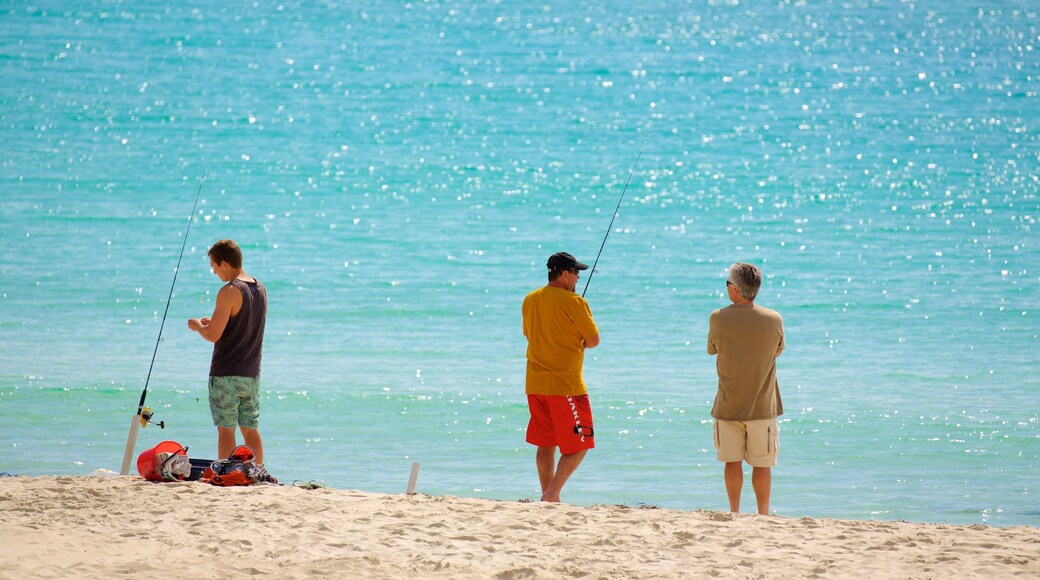 Naturaliste showing fishing and a beach as well as a small group of people