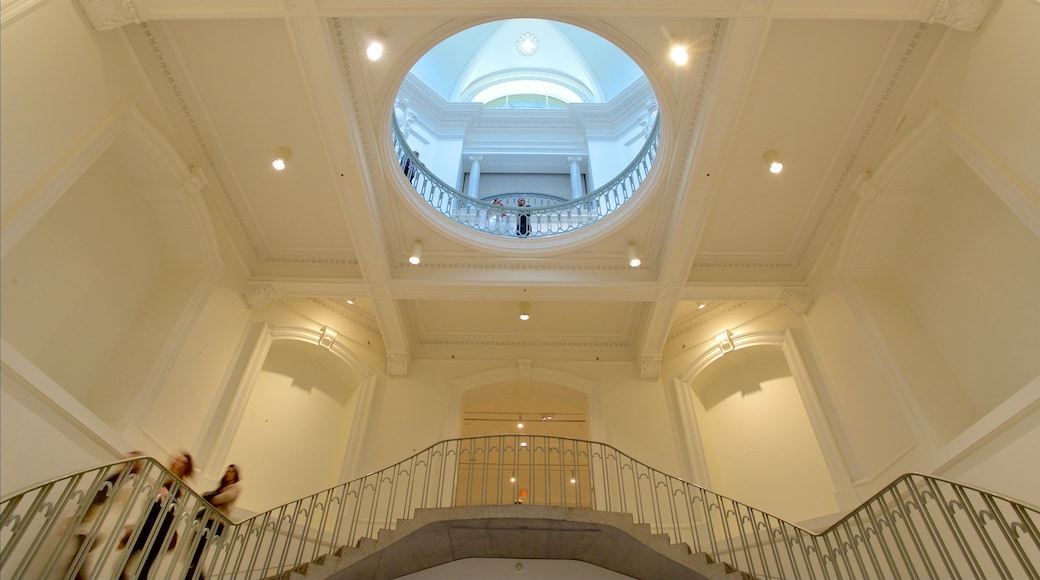 Vancouver Art Gallery featuring interior views