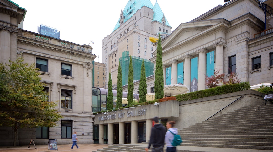 Vancouver Art Gallery som visar historisk arkitektur
