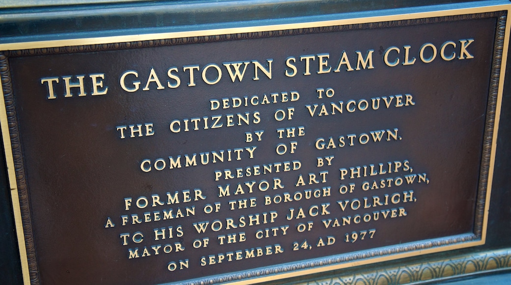 Gastown mit einem Beschilderung