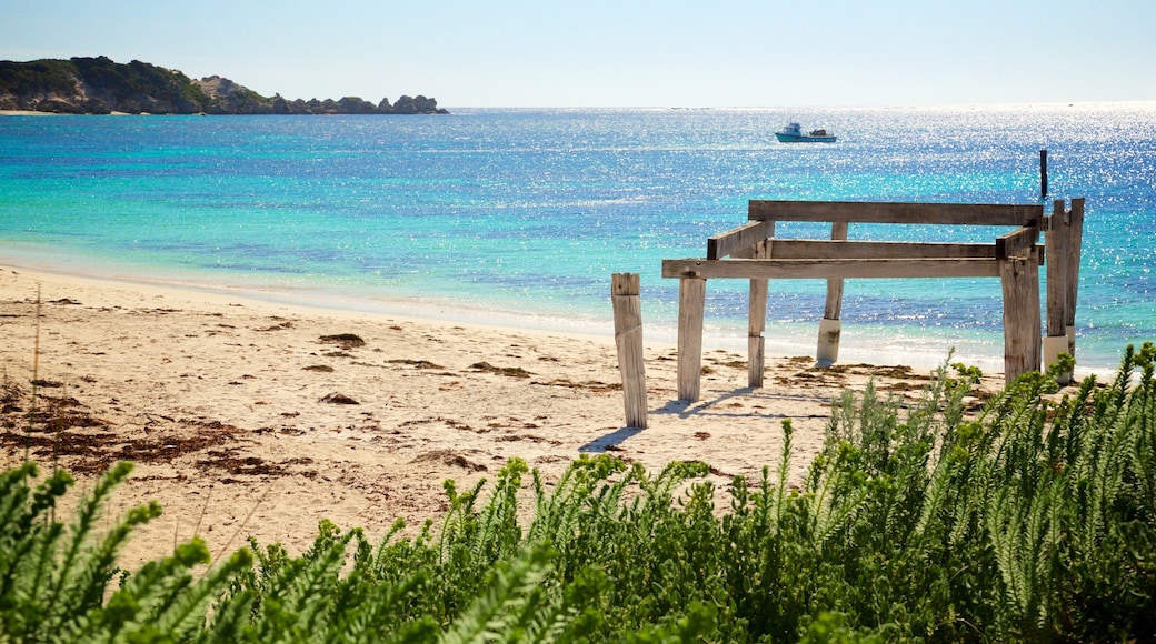 Karridale showing a sandy beach, a bay or harbour and general coastal views