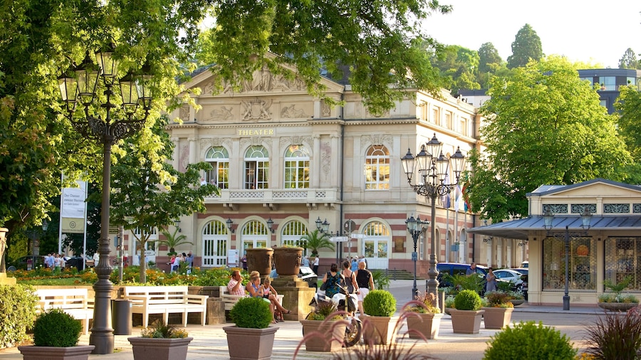Baden-Baden featuring a park and heritage architecture