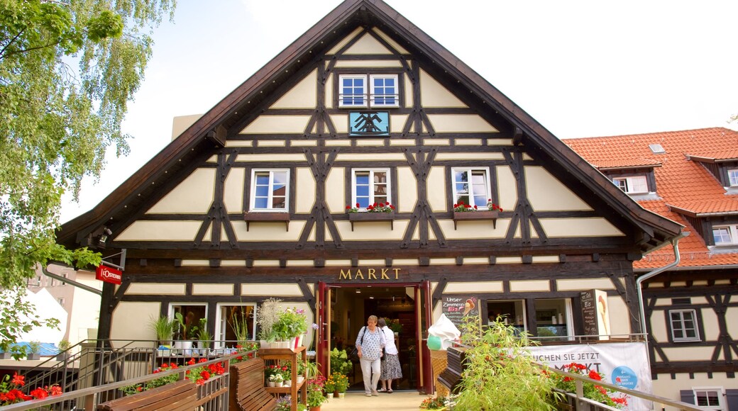 Esslingen featuring shopping as well as a small group of people