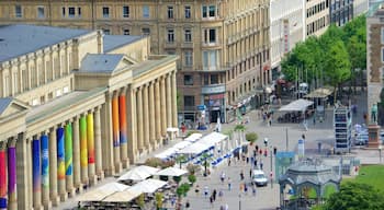 Schlossplatz which includes street scenes