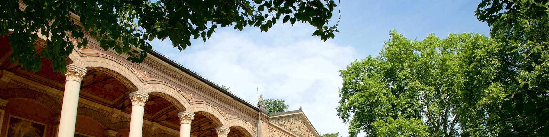 Baden-Baden showing a park
