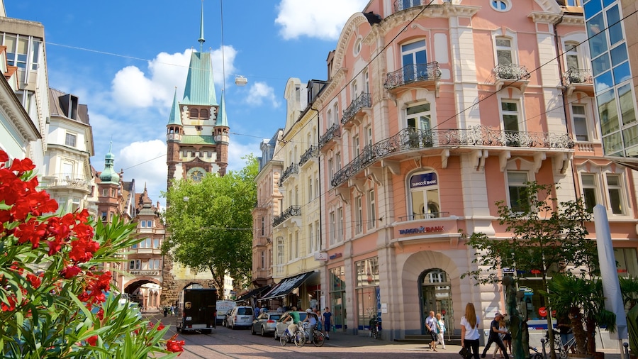 Freiburg cho thấy cảnh đường phố