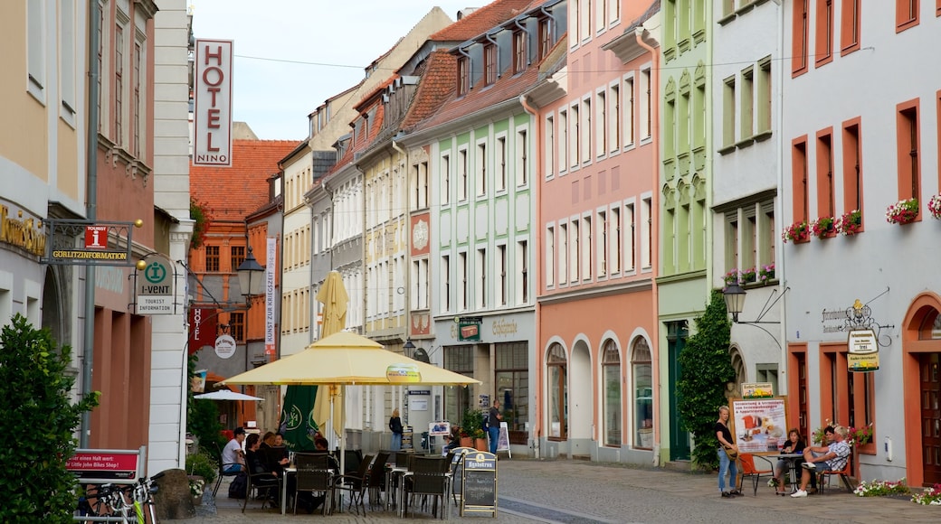 Goerlitz which includes street scenes and outdoor eating