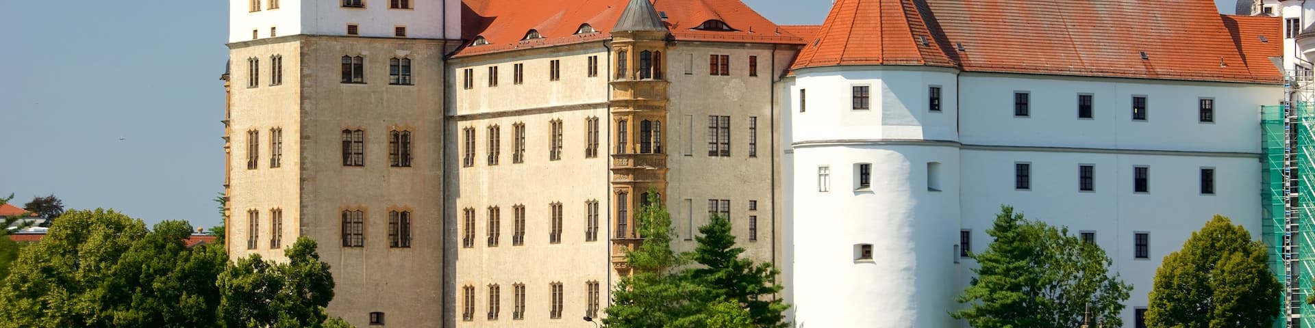 Torgau featuring a castle