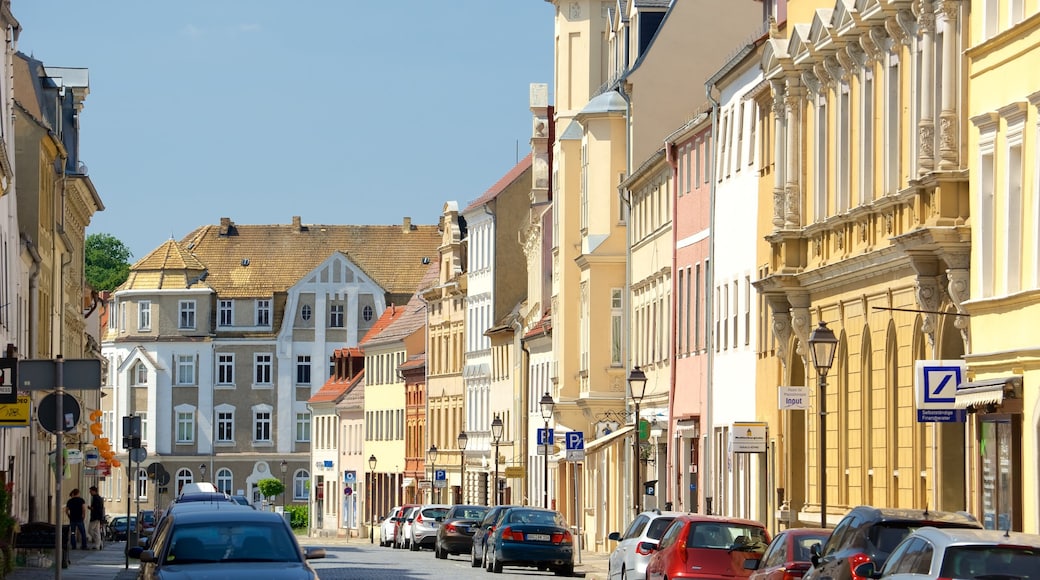 Torgau das einen Straßenszenen