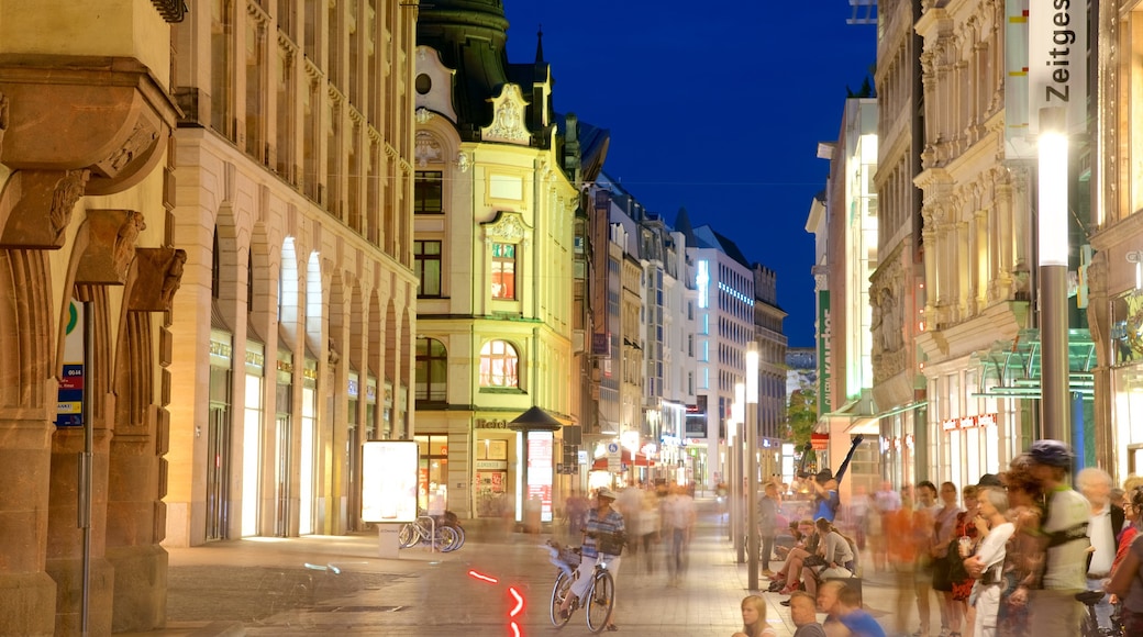 Leipzig mettant en vedette scènes de rue