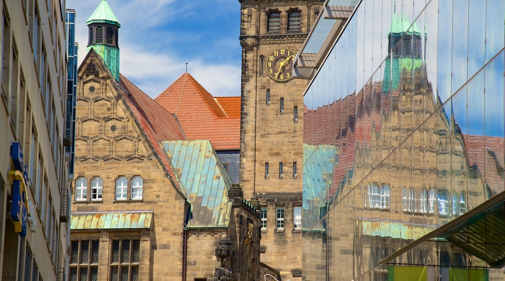 Chemnitz which includes a church or cathedral