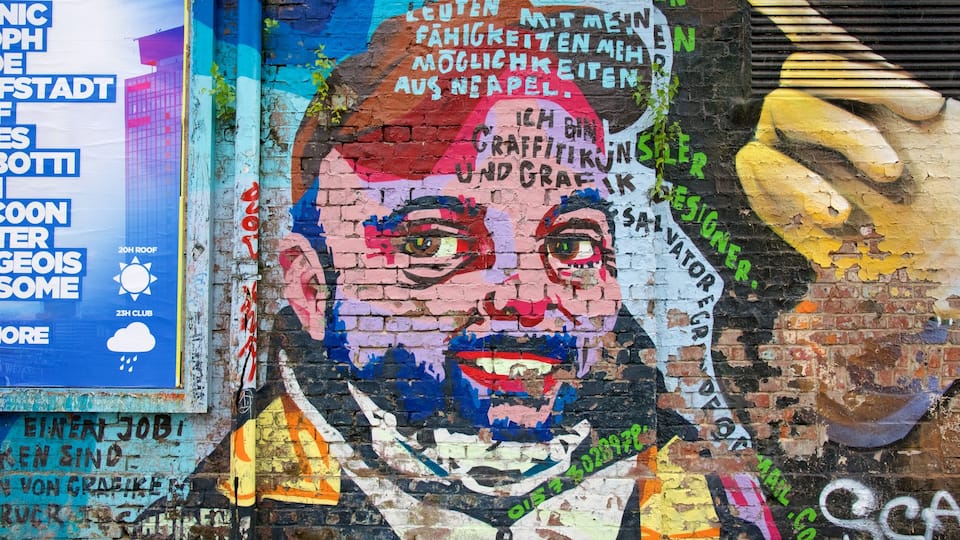 Friedrichshain featuring art and outdoor art