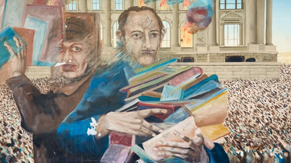 Charlottenburg caracterizando arte ao ar livre