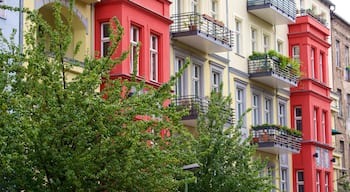 Prenzlauer Berg showing a city