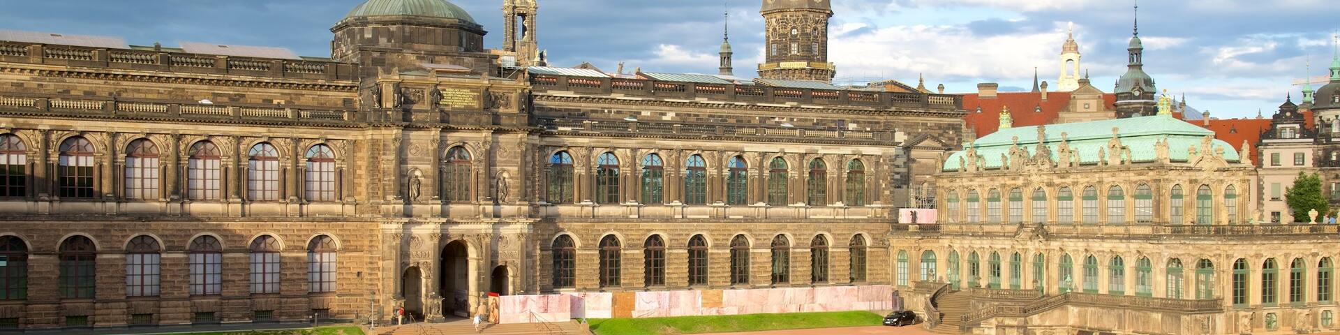 Zwinger Palace featuring a castle