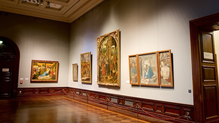Albertinum featuring art and interior views