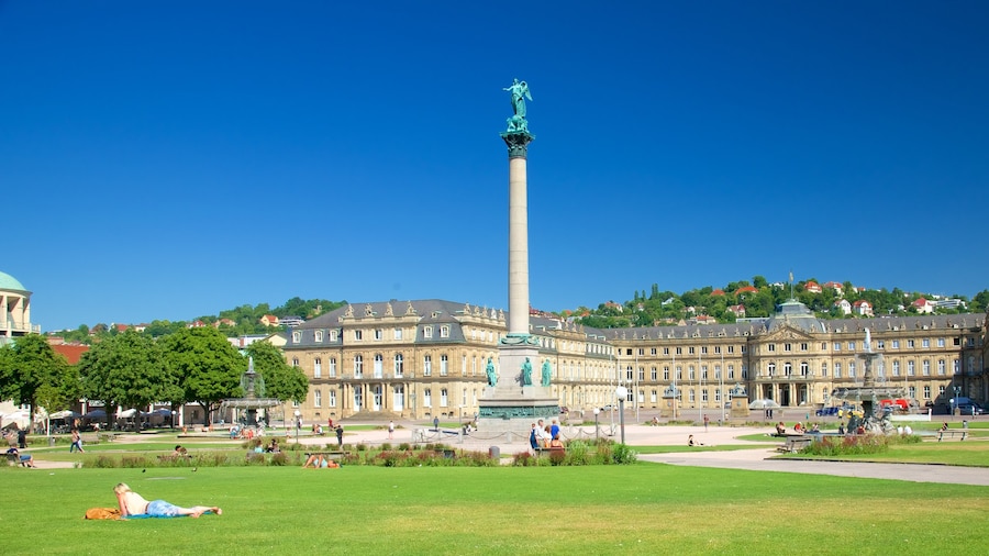 Schlossplatz presenterar en trädgård