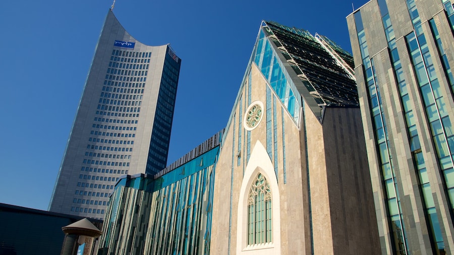 Leipzig University featuring a city
