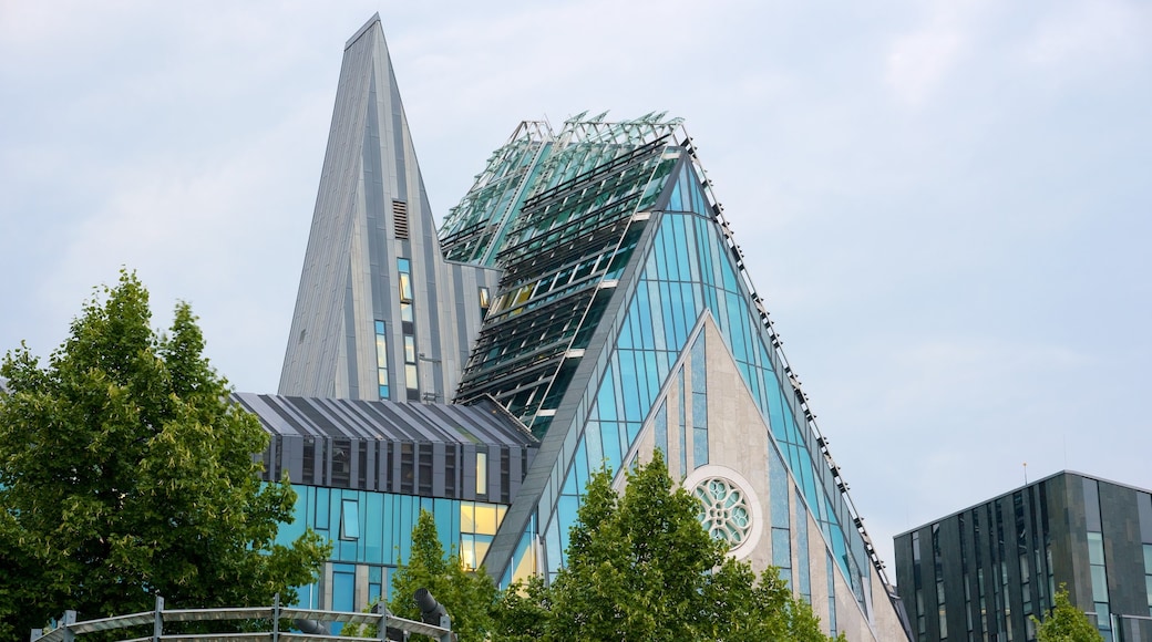 Leipzig University inclusief moderne architectuur