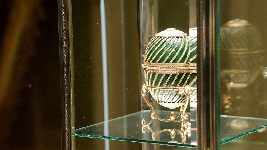 Faberge Museum which includes heritage elements and interior views