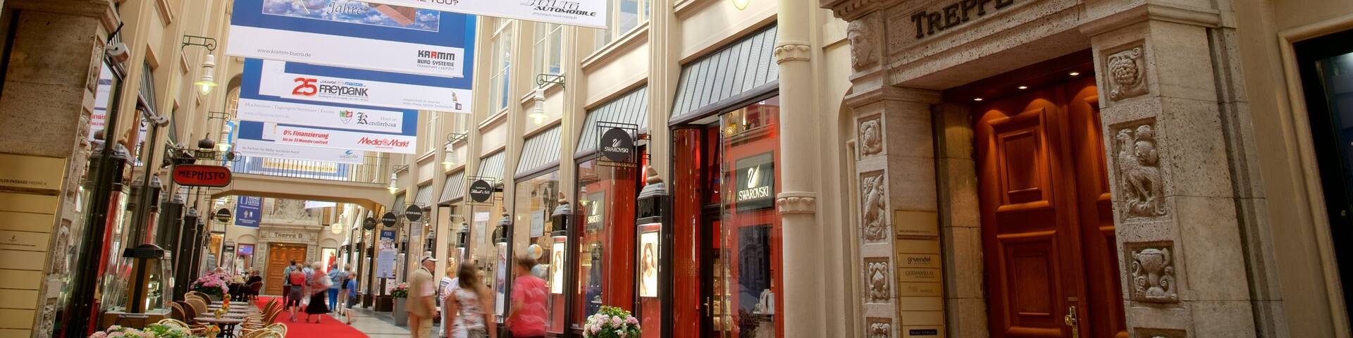 Maedler Passage showing heritage architecture