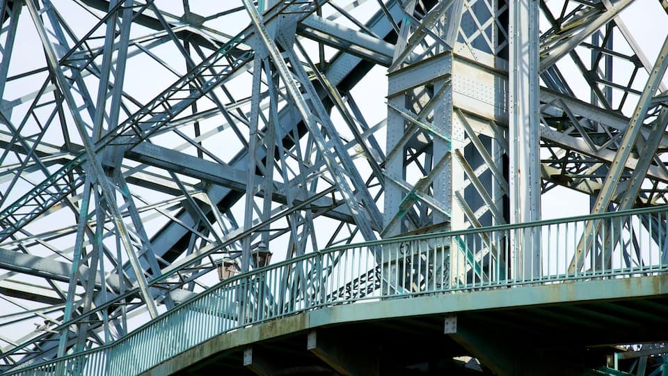 Blue Wonder Bridge featuring a bridge