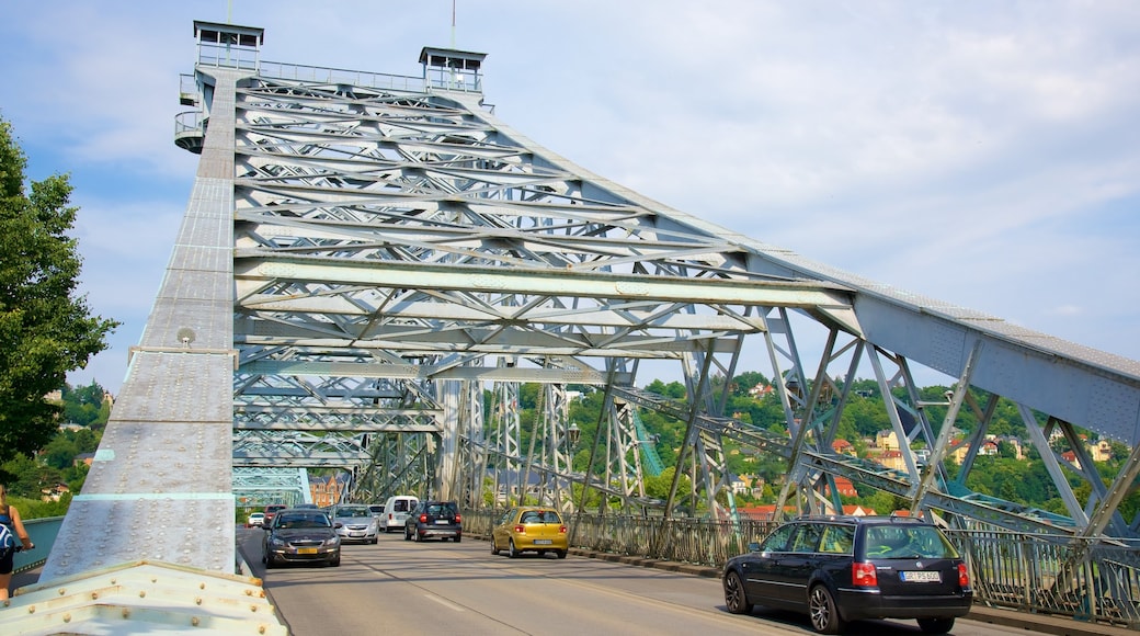 Blue Wonder Bridge showing a bridge