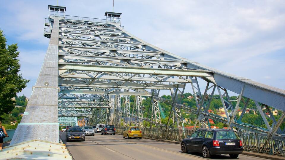 Blue Wonder Bridge showing a bridge