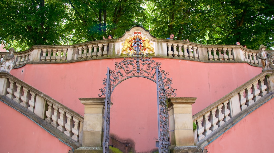 Meersburg que incluye patrimonio de arquitectura