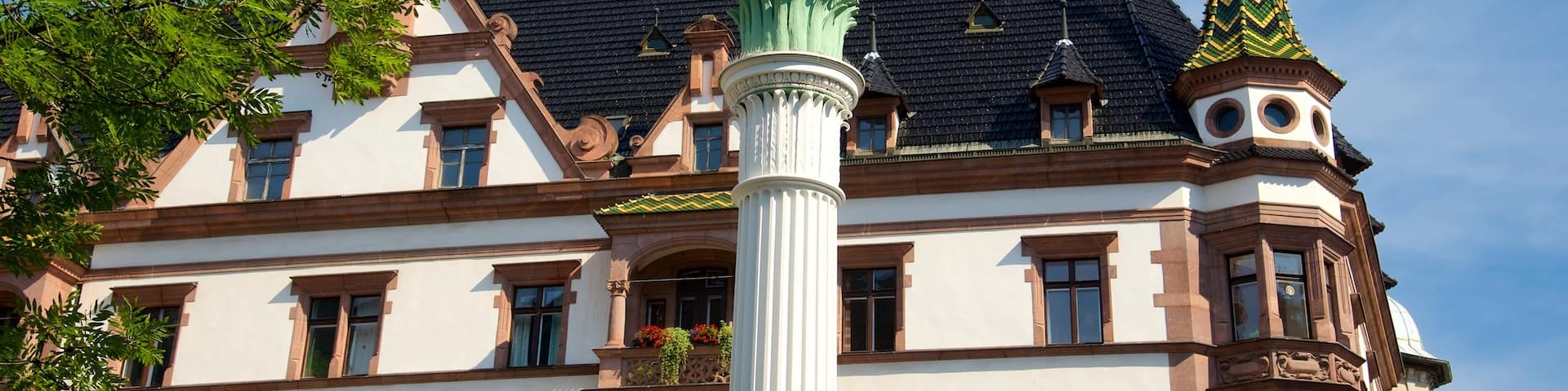 Leipzig featuring a monument