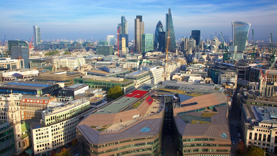 The City of London featuring central business district and a city