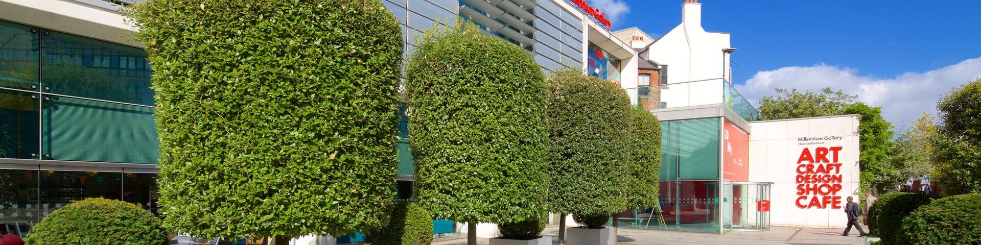 Sheffield which includes signage