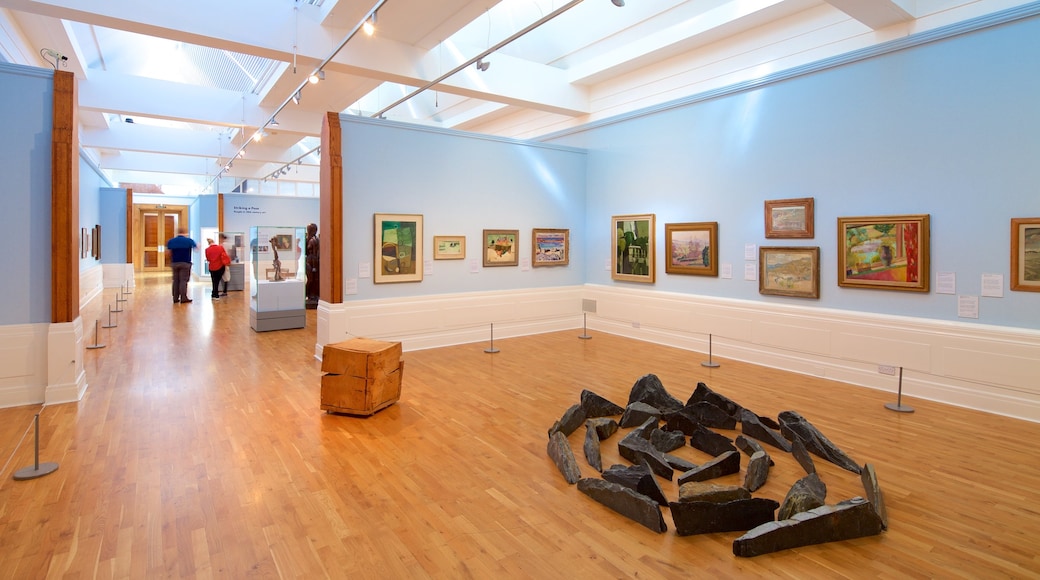 Graves Art Gallery featuring interior views and art