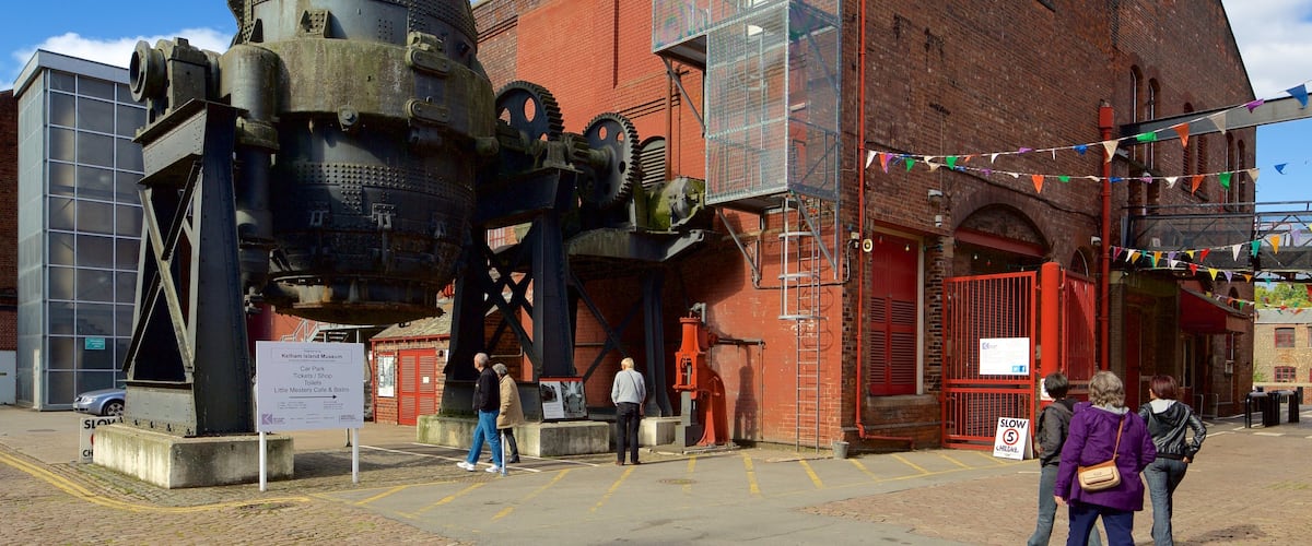Kelham Island Museum as well as a small group of people