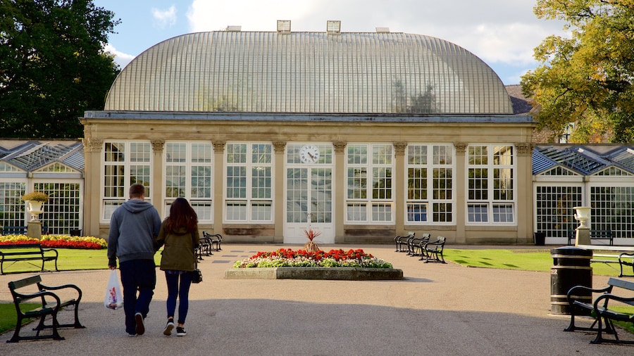 Sheffield Botanical Gardens ofreciendo un jardín y también una pareja