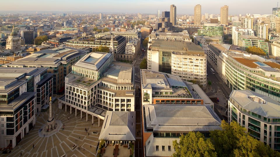 The City of London which includes a city