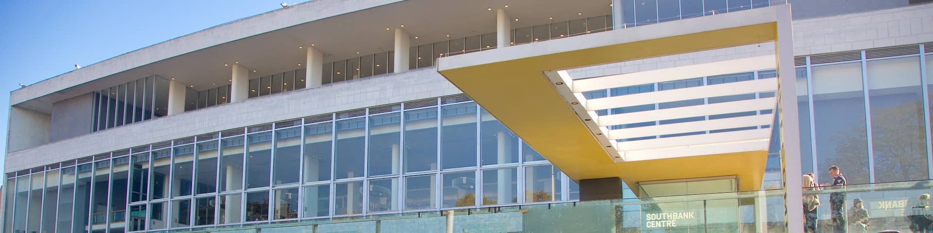 Southbank Centre das einen Ansichten, Café-Lifestyle und Theater