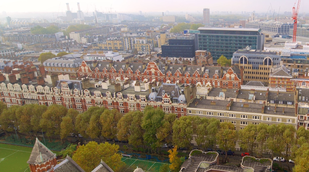 Westminster Cathedral showing a church or cathedral, a city and heritage architecture