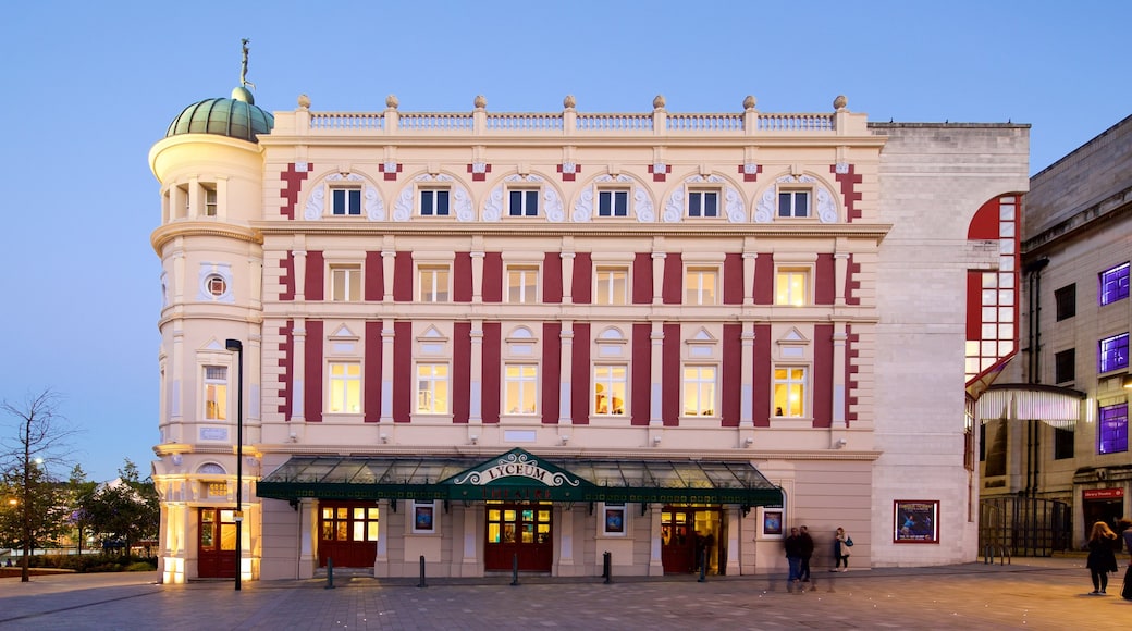 Lyceum Theatre ofreciendo escenas de teatro y patrimonio de arquitectura
