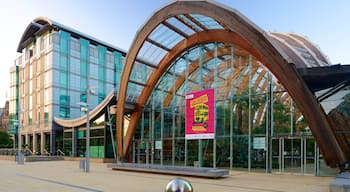 Sheffield City Centre which includes modern architecture